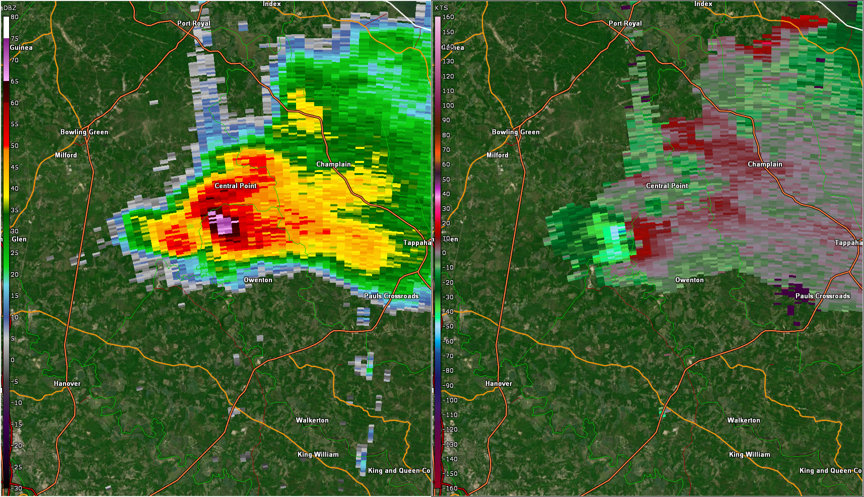 July 29, 2021 NonTornadic Supercell